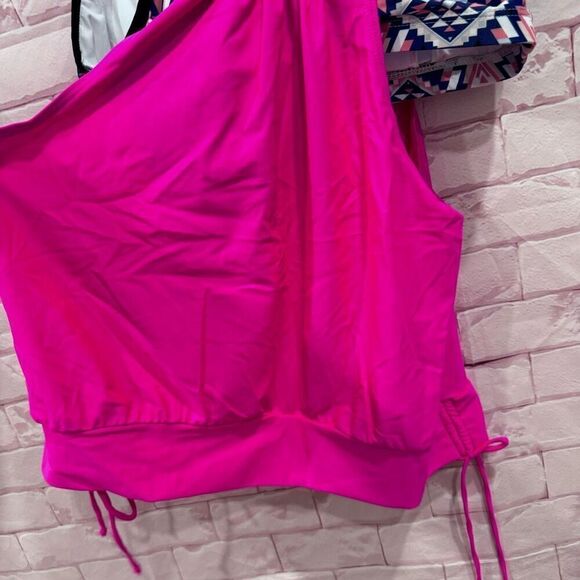 Holipick pink takini top size Large - Picture 5 of 6
